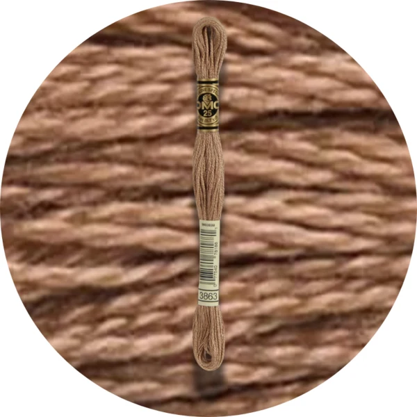 DMC Mouliné Spécial 25 Broderigarn, Ensfarvet, Neutrale nuancer